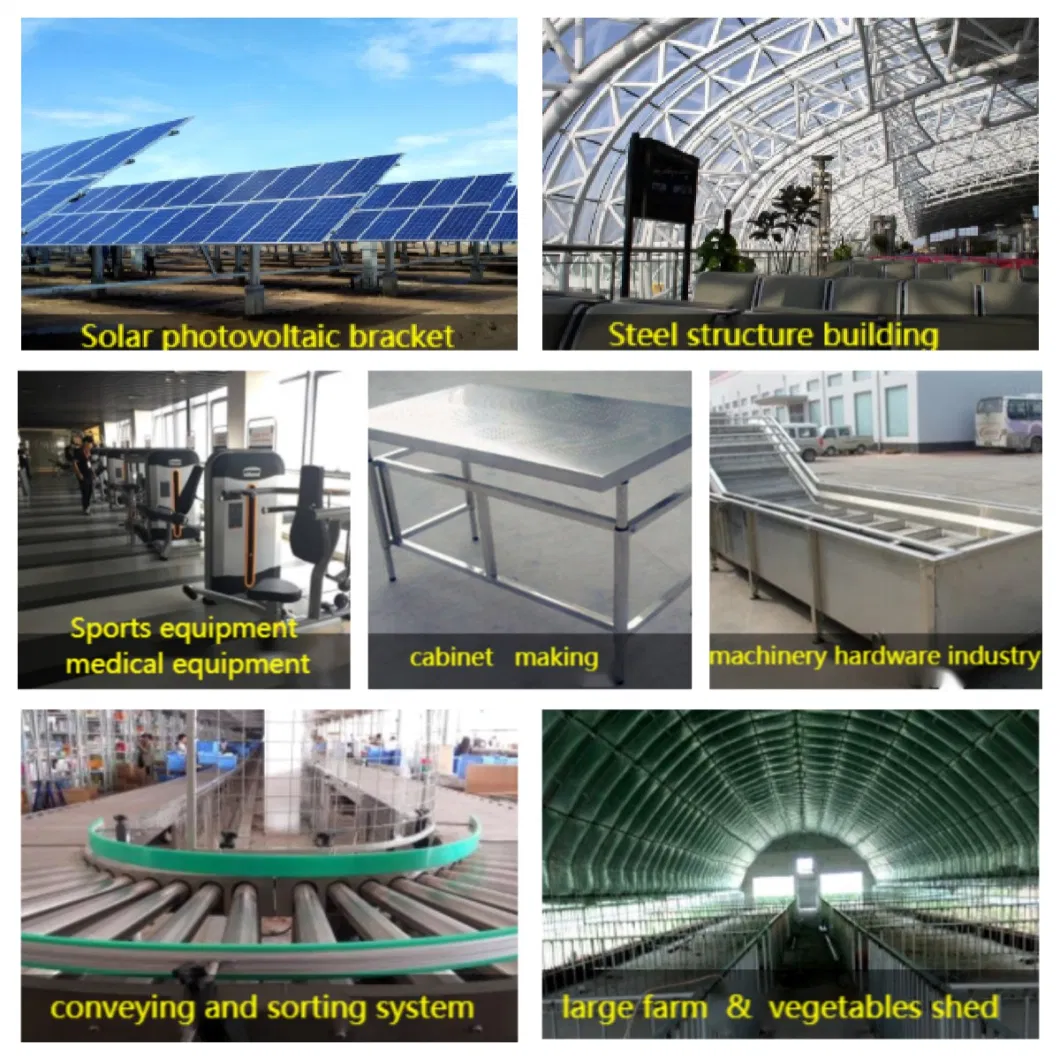 Galvanized Steel Pipe & Photovoltaic Bracket Tube&Furniture Steel Pipe