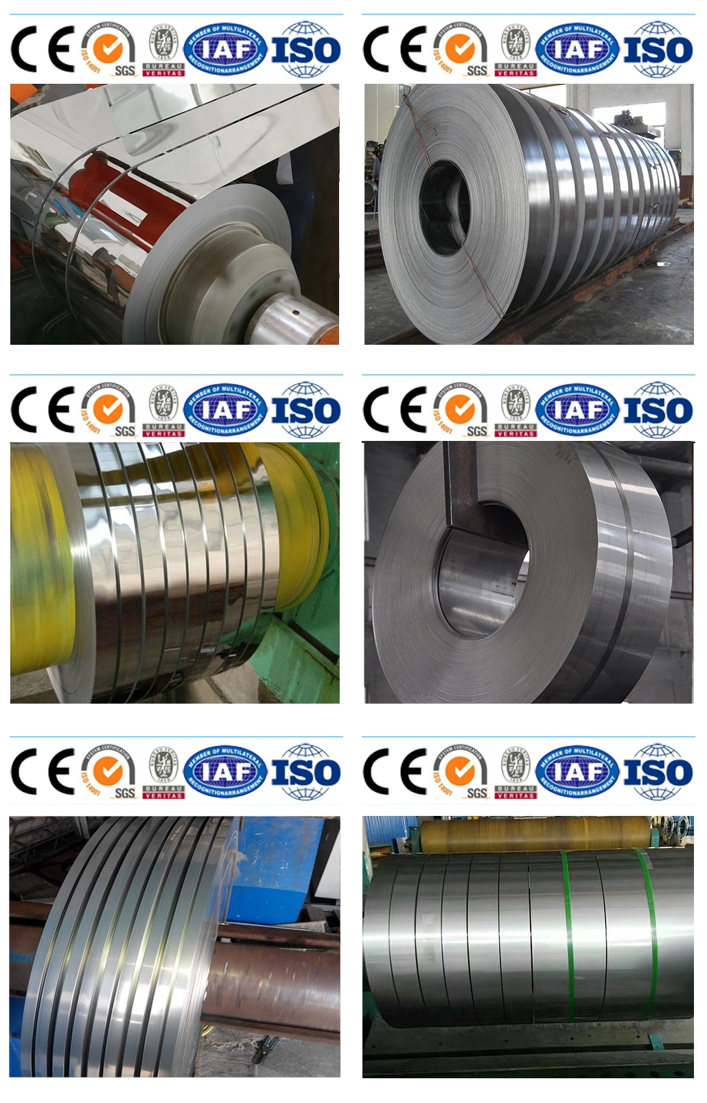 High Quality SS304 /SS304L/SS316/SS316L Stainless Steel Strip Coil/Strip for Hose